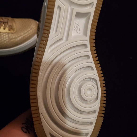 Gold Piranha Air Force Ones - Picture 5 of 5